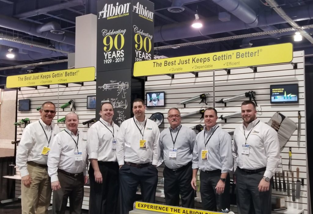 Albion Team at World of Concrete 2020:  Celebrating 90 Years 1929-2019