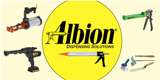 Albion Dispensing Solutions Logo in Yellow