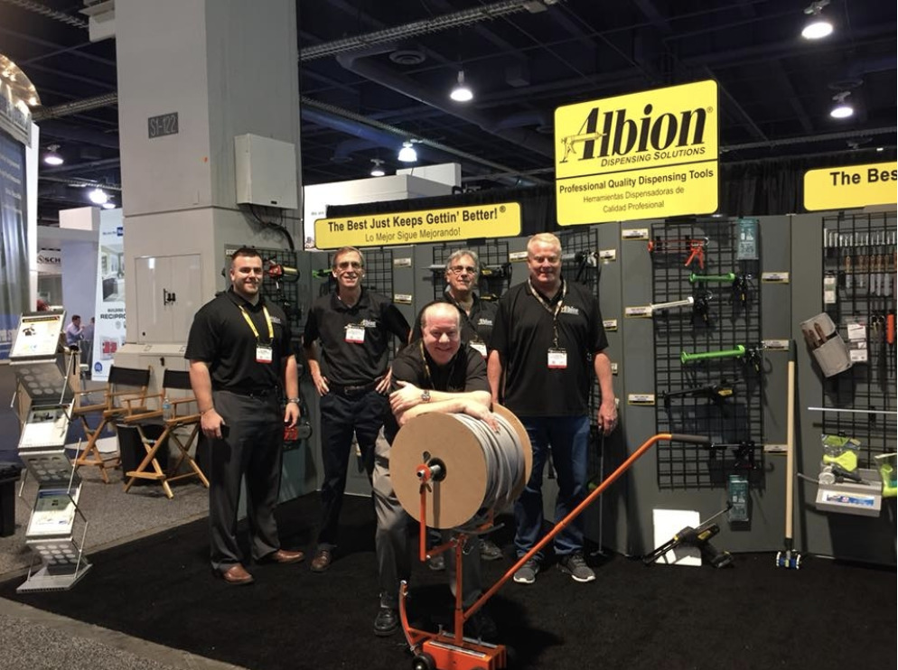 Albion Team & Display at the World Of Concrete