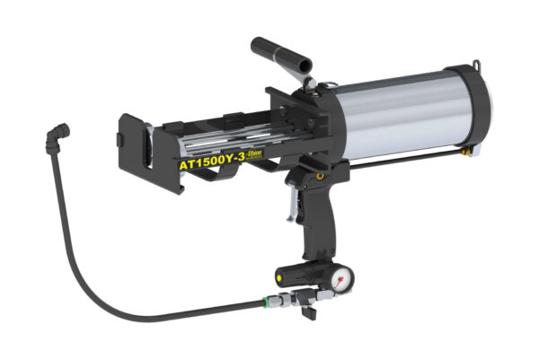 1500 Series AT Line Air-Powered Multi-Component Spray Cartridge Gun (1:1)