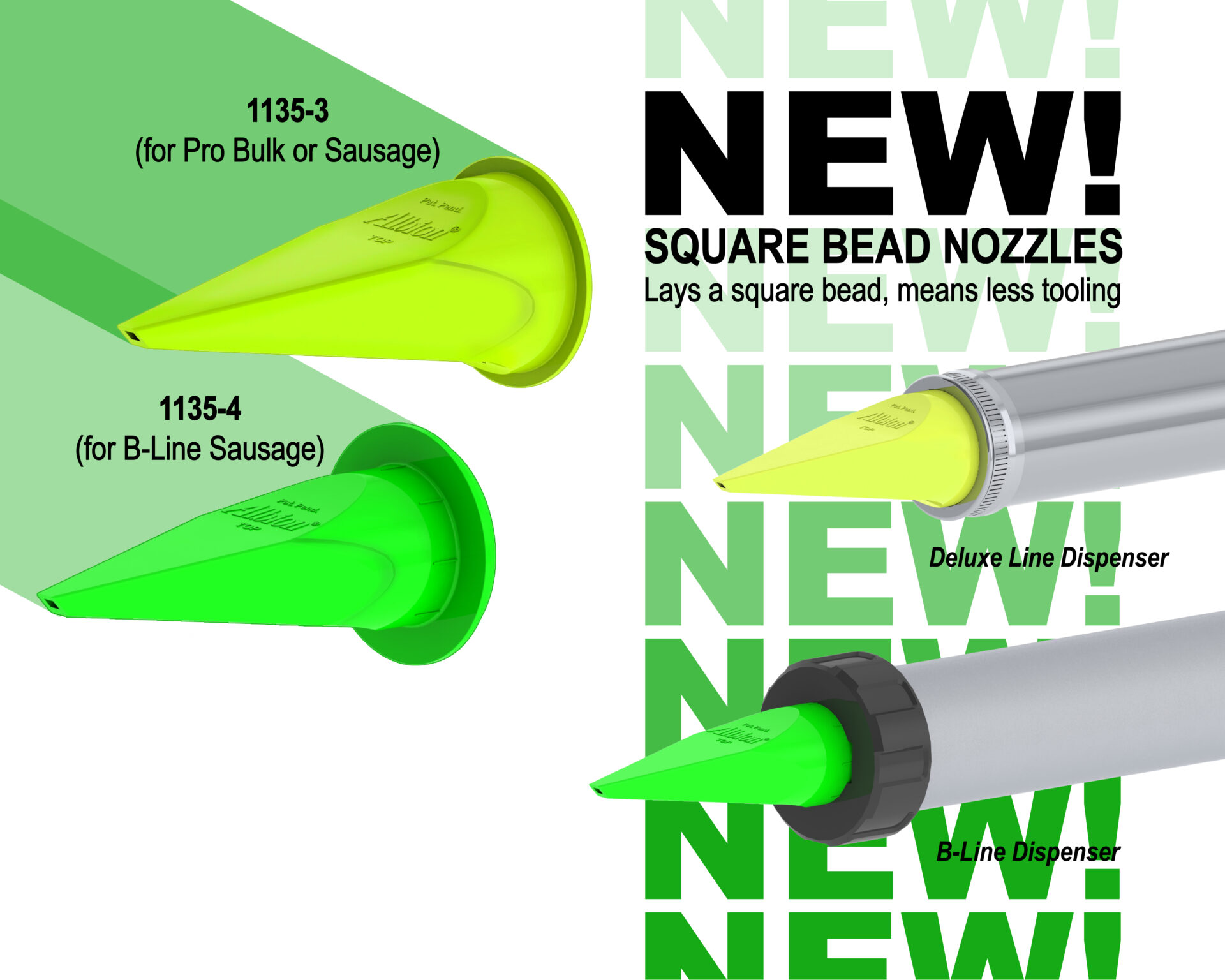 Albion Engineering's New Square Bead Nozzles