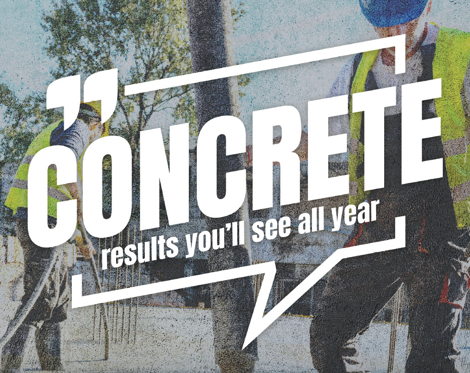 Concrete Results You'll See All Year