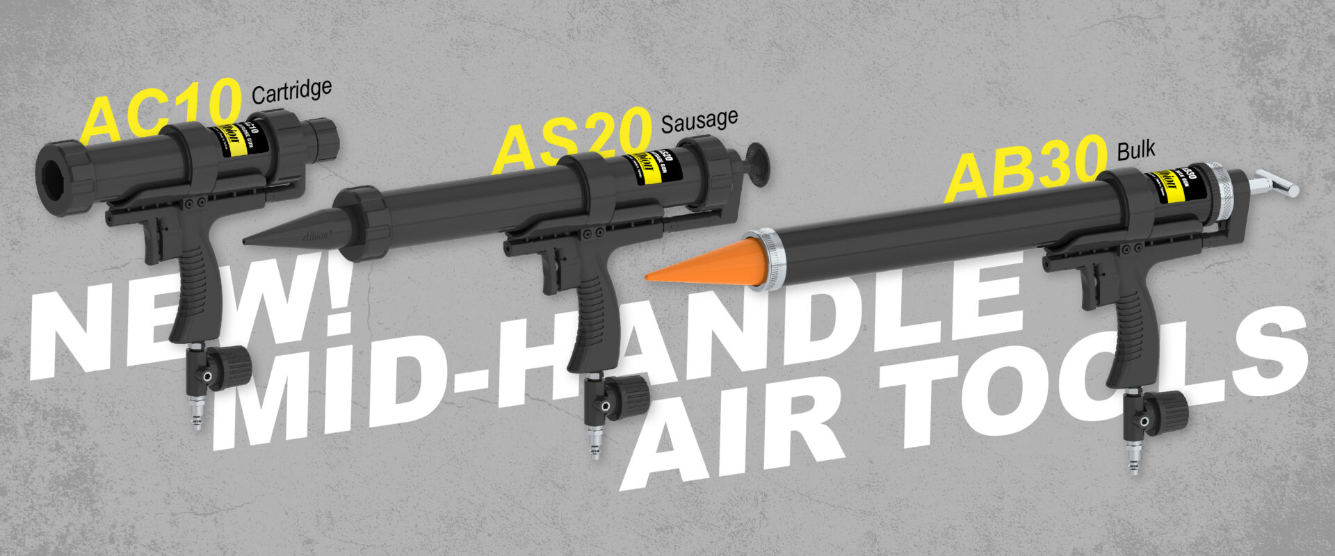 Albion Engineering's New Mid-Handle Air Tools